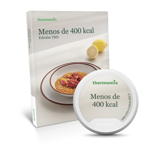 Pack Libro digital + papel - Menos de 400 Kcal Pack Libro digital + papel - Menos de 400 Kcal
