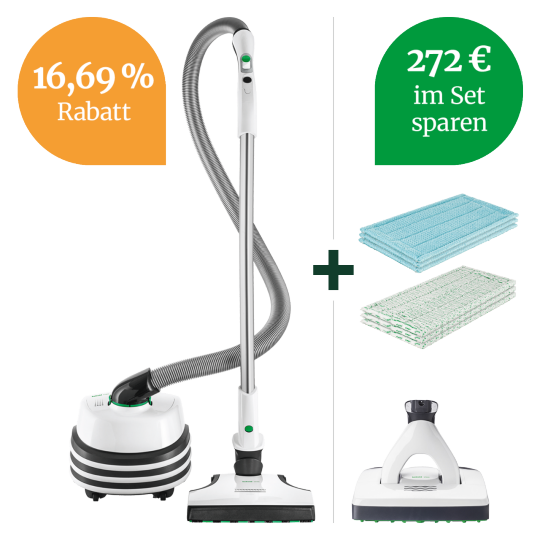 VT300 Bodenstaubsauger Boden-Blitzsauber-Set VT300 Bodenstaubsauger Boden-Blitzsauber-Set