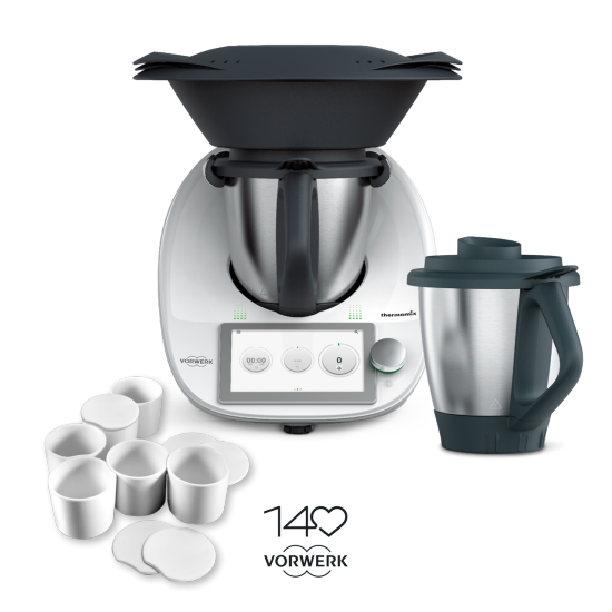 Thermomix® TM6 + Varoma Förmchen inkl. Deckel + 2. Mixtopf