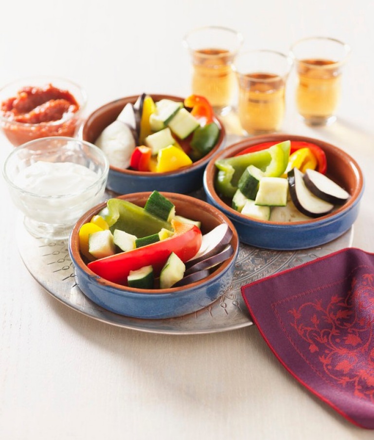 Türkisches Gemüse lecker angerichtet