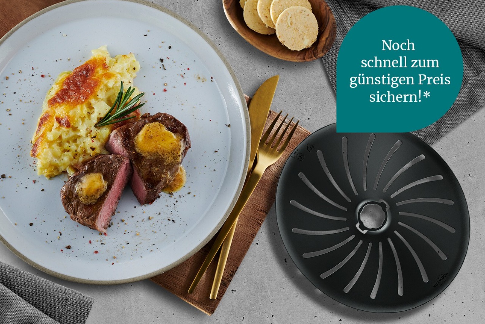 SousvideGaren mit dem Thermomix® TM6 Vorwerk Thermomix