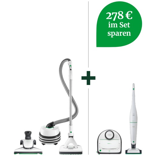 VB100 Akku-Staubsauger & VR300 Saugroboter & VT300 Bodenstaubsauger Zeitspar-Set VB100 Akku-Staubsauger & VR300 Saugroboter & VT300 Bodenstaubsauger Zeitspar-Set