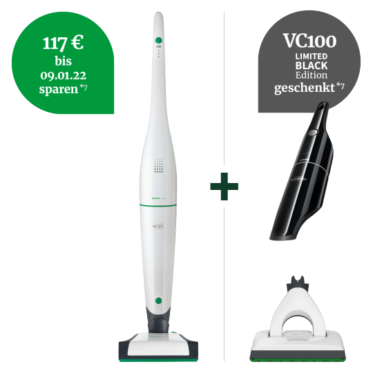 VB100 Akku-Staubsauger Rundum sauberhaft Paket plus VB100 Akku-Staubsauger Rundum sauberhaft Paket plus