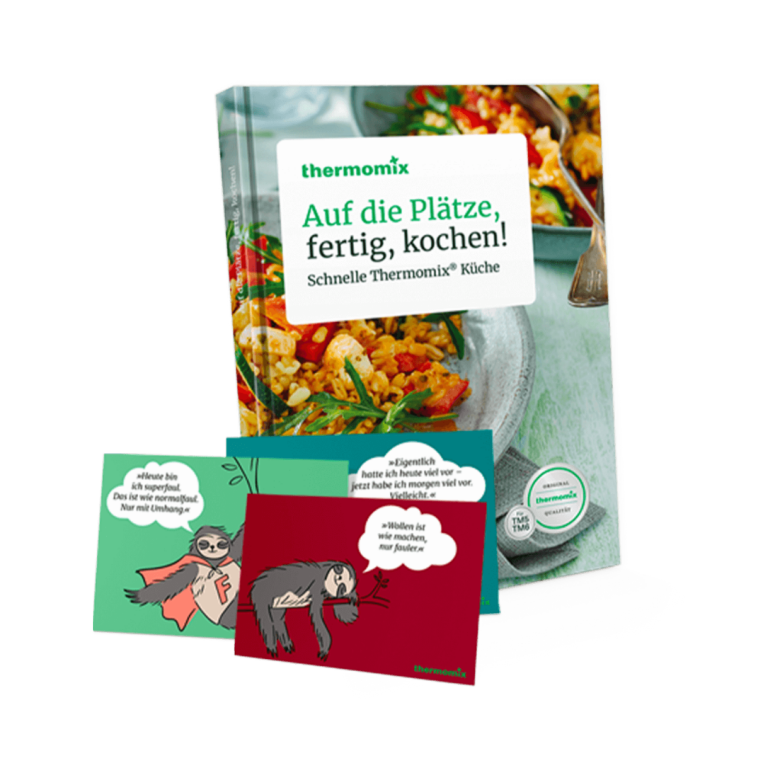 Kochbuch „Auf die Plätze, fertig, kochen! Schnelle Thermomix® Küche“