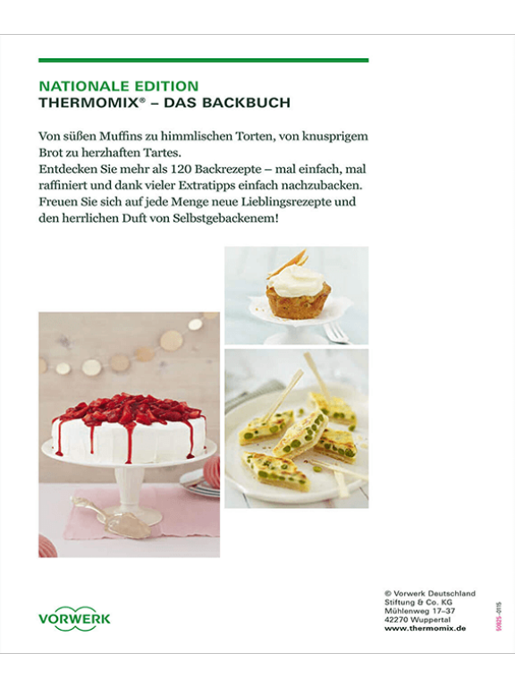 Kochbuch „Das Backbuch" online kaufen | Vorwerk Thermomix®