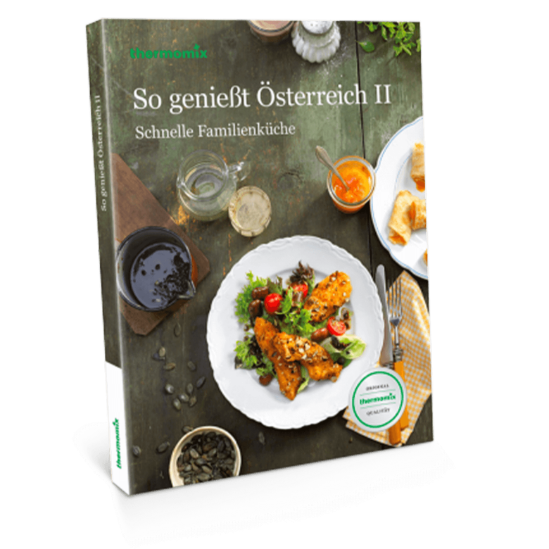 Kochbuch „So genießt Österreich 2 – Schnelle Familienküche“
