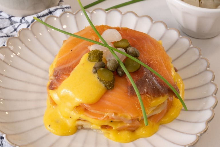 Es timbal de salmon  1 