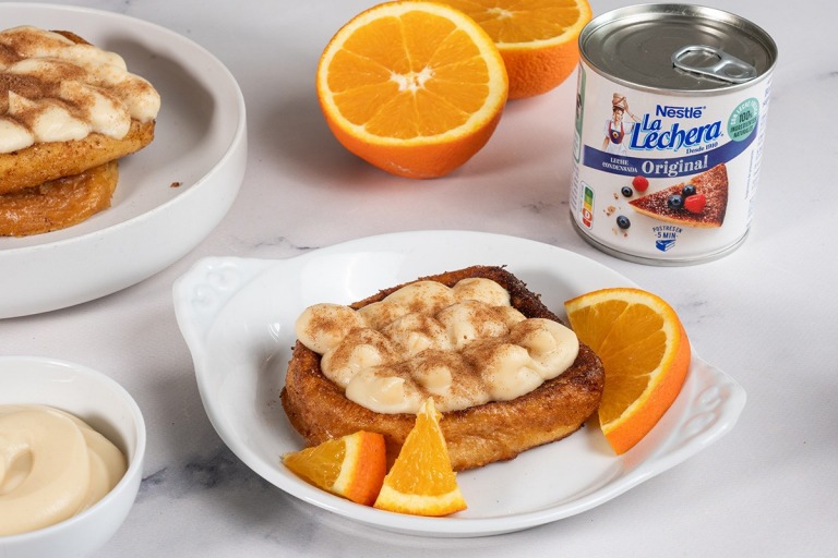 Torrijas con crema tostada