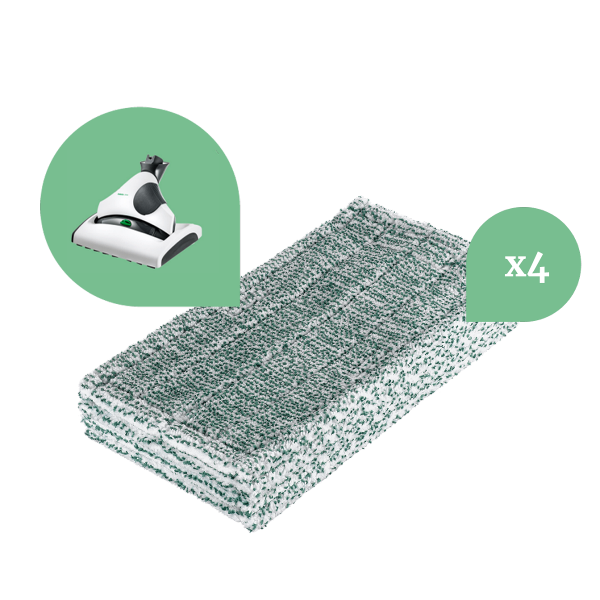 Lingette carrelage (x4) Kobold SP530-SP520 Lingette carrelage (x4) Kobold SP530-SP520