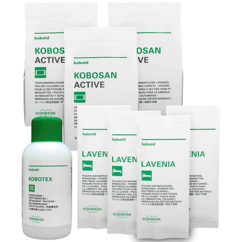 Pack Fraîcheur : lot de produits nettoyant Kobold