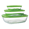 Lot de 3 plats Pyrex® (Cook & Store) - Thermomix® Lot de 3 plats Pyrex® (Cook & Store) - Thermomix®