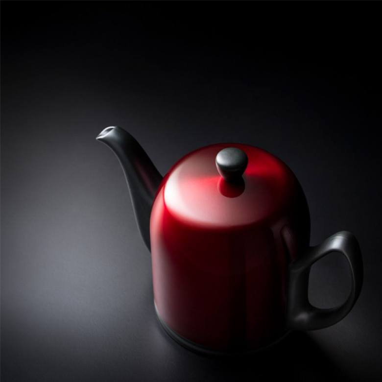 Théière SALAM Guy Degrenne – Rouge et noire
