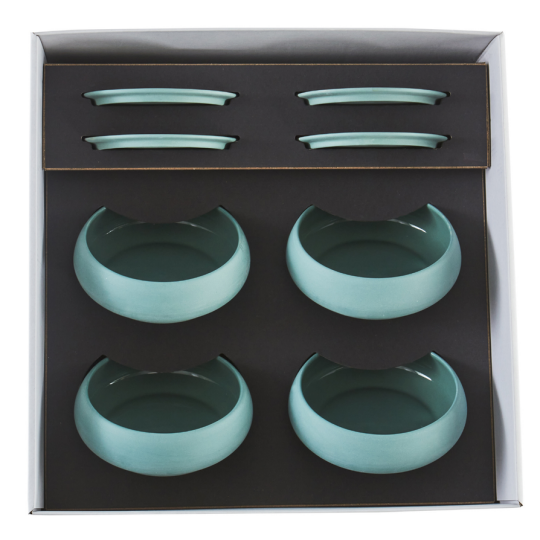 Box regalo 4 ciotole "Bahia" in gres Box regalo 4 ciotole "Bahia" in gres