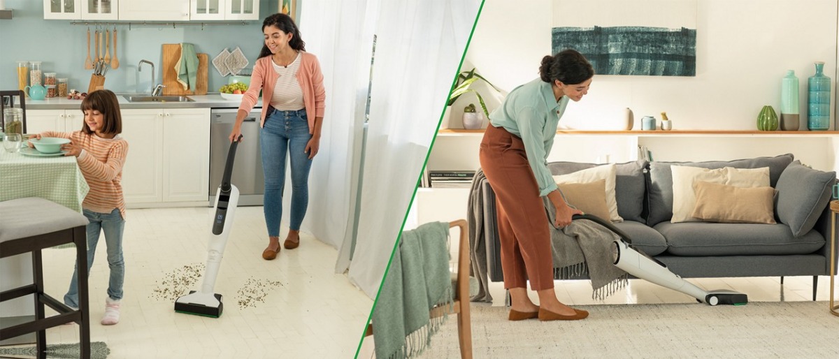 SCOPA ELETTRICA ASPIRAPOLVERE VORWERK FOLLETTO VK 121 Con Con Sacchetto NUOVO CON 12 MESI DI GARANZIA - Foto 2