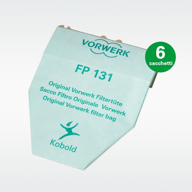 Confezione da 6 Super Filtrello per VK130 1 | Folletto