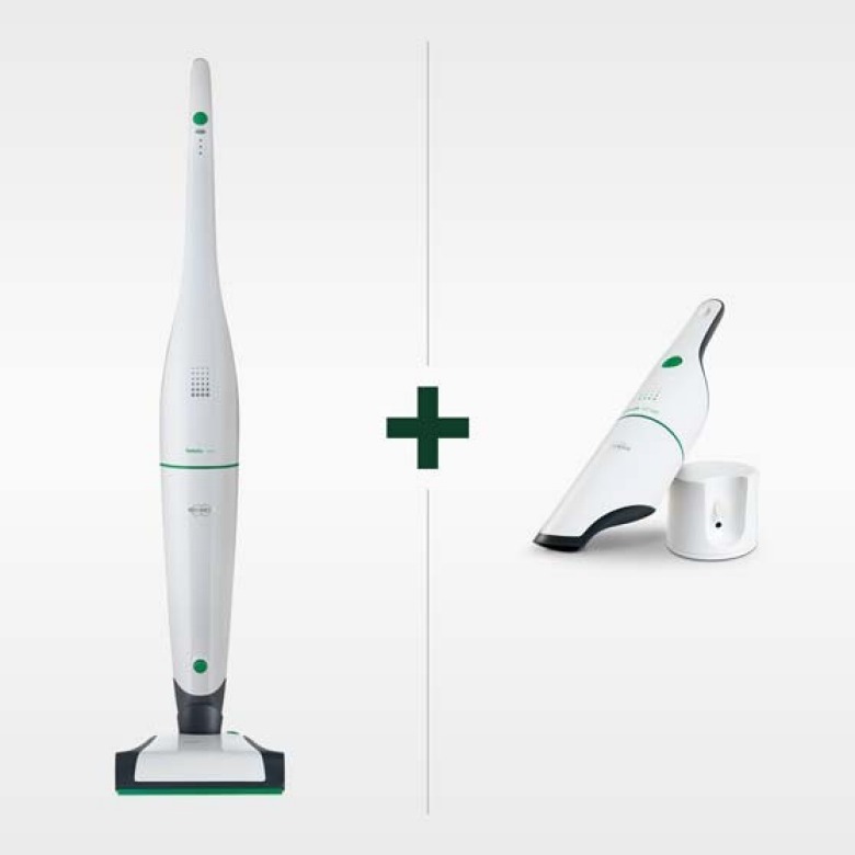 Kit Aspirapolvere senza Filo Vb100 e Aspirabriciole | Folletto