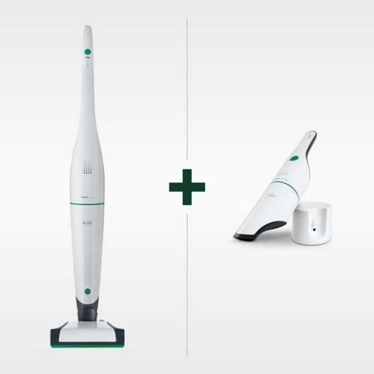 Aspirapolvere senza filo Folletto VB100 + Aspirabriciole Folletto VC100 Aspirapolvere senza filo Folletto VB100 + Aspirabriciole Folletto VC100