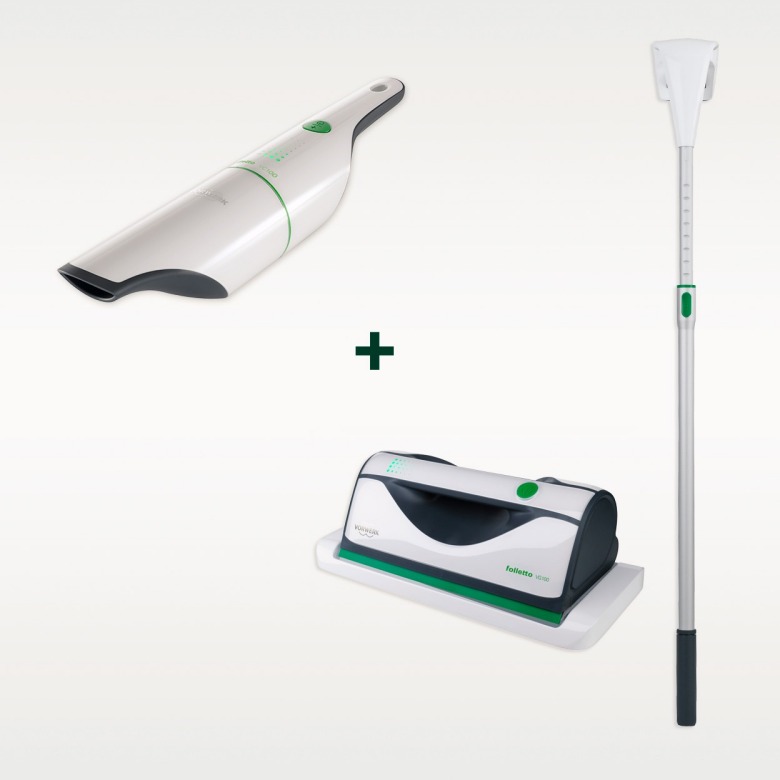 Aspirabriciole Folletto VC100 + Lavavetro VG100 | Folletto