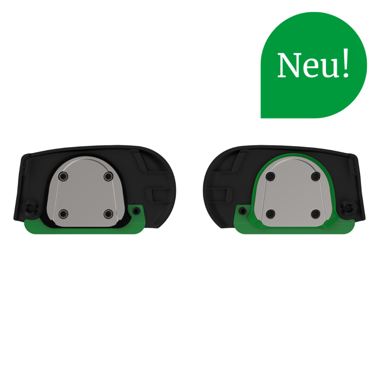 Seitenklappen Set Für Vorwerk Kobold EB7 – 2 Stück (rechts + Links), Passgenau, Schwarz/grün