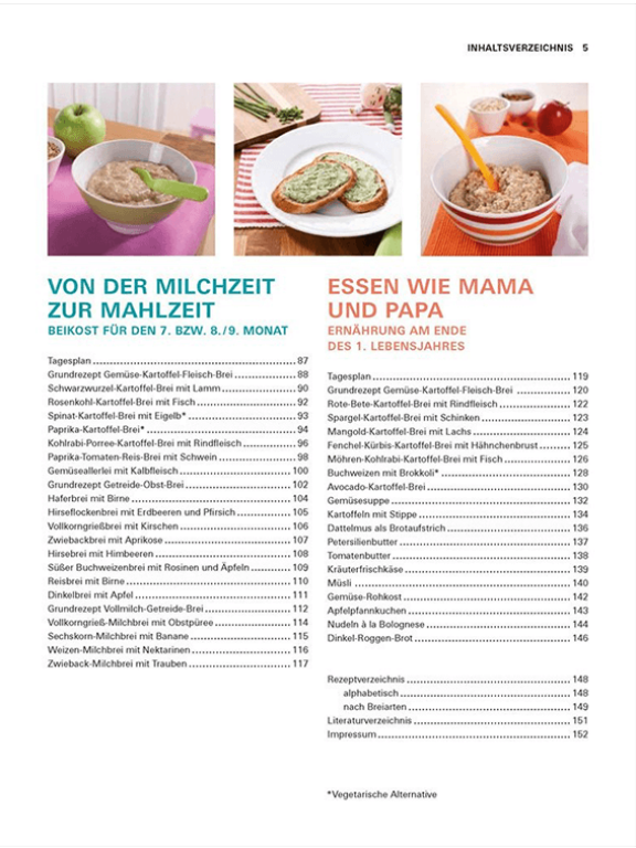 thermomix cookbook das feinste fuer kleinste book page 2 right