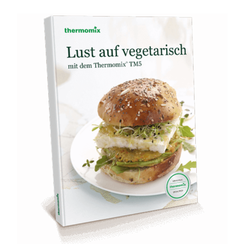 thermomix cookbook lust auf vegetarisch book cover