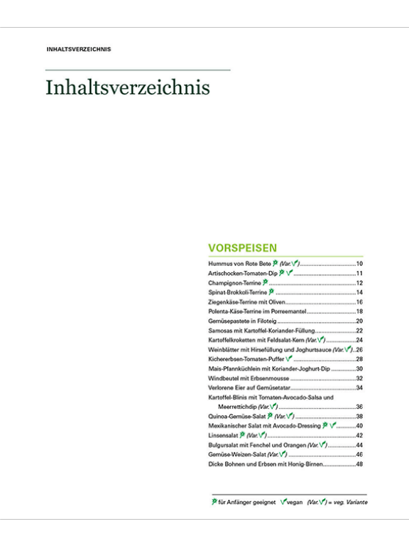 thermomix cookbook lust auf vegetarisch book indexpage 1