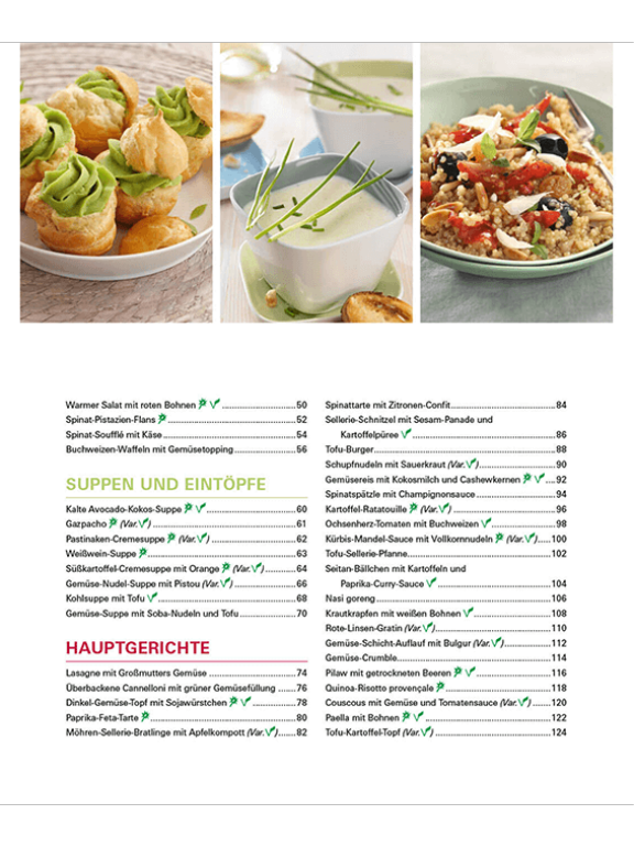 thermomix cookbook lust auf vegetarisch book indexpage 2