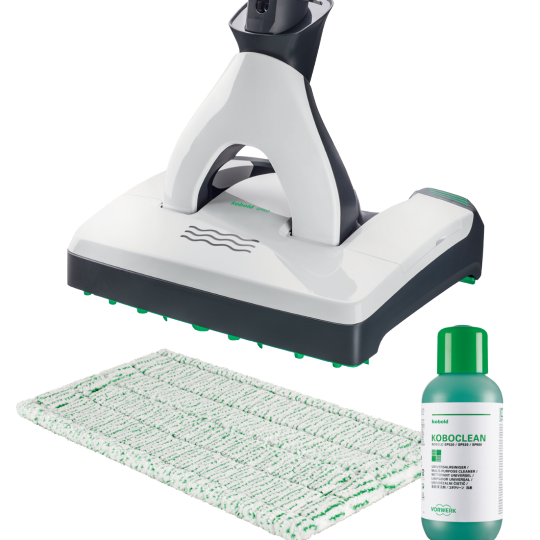 Przystawka Kobold SP600 solo z nakładkami materiałowymi i płynem Koboclean