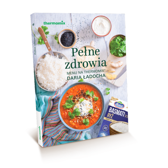 Książka „Pełne zdrowia menu na Thermomix® Daria Ładocha" Książka „Pełne zdrowia menu na Thermomix® Daria Ładocha"