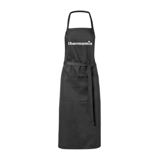 Czarny fartuch z logo Thermomix®